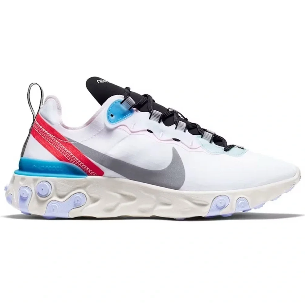 EUC Women’s Nike React Element 55 in Color Blue Hero Size 6.5